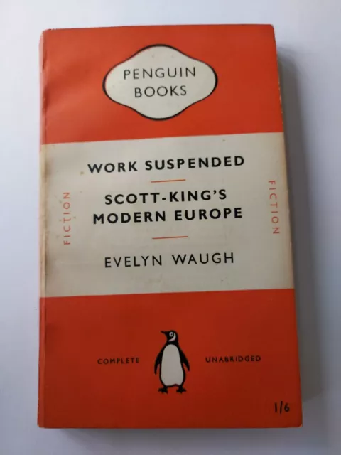 Work Suspended by Evelyn Waugh - Penguin 1st Edition 1951