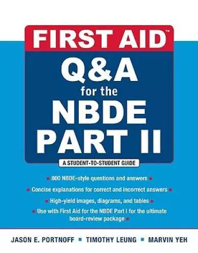 First Aid QA for the NBDE Part II (First Aid Series) - Paperback - VERY GOOD