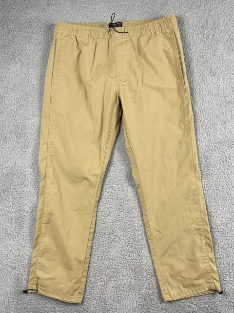 Levis Pull On Chino Pants Size XL 38x32 Beige Lightweight Signature Drawstrings