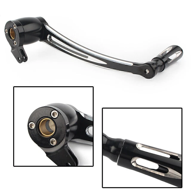 Leva Cambio E Pedale Freno Per Harley Touring 2008-2013 - Alluminio CNC Nero
