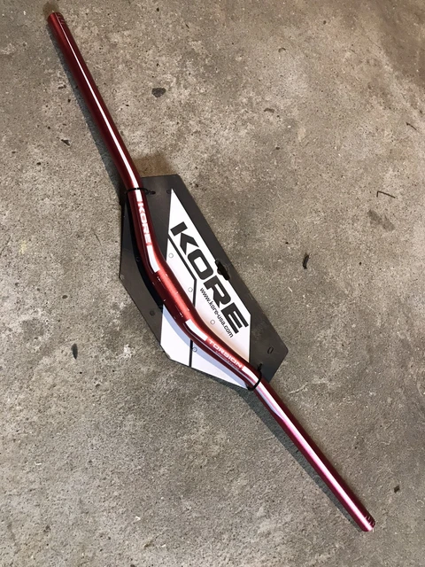 NEW KORE TORSION 35 DEGREE RISE 31.8 X 800, 5 up, 7 back HANDLEBARS - RED