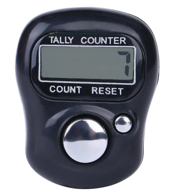Digit Digital LCD Electronic Finger Hand Ring Knitting Row Tally Counter