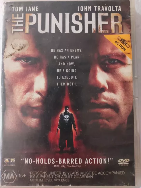 The Punisher John Travolta Tom Jane Movie DVD