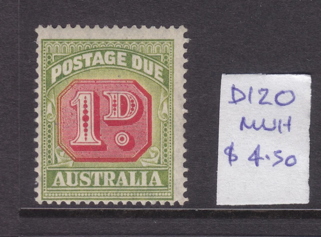 POSTAGE DUES AUSTRALIA:   1d   SG D120  MUH