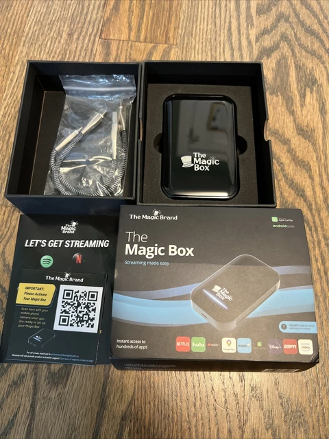 The Magic Box™ WIRELESS CARPLAY/ANDROID AUTO ADAPTER + STREAMING NEW