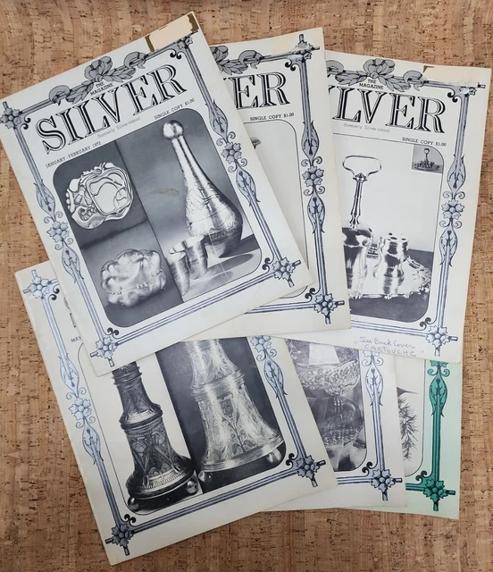 1972 Silver-The Magazine Formerly Silver-rama 6 Issues - January thru December