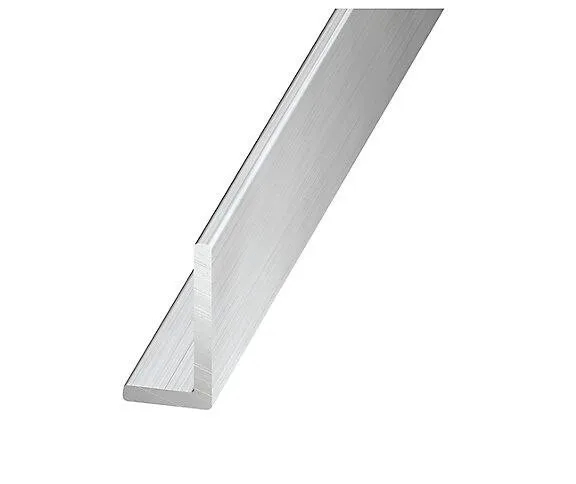 Profilo angolare irregolare effetto argento alluminio a forma di L, (L) 2 m (L) 30 mm