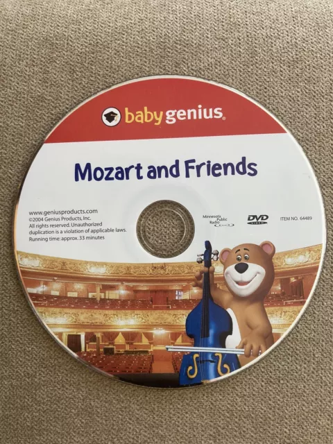 Baby Genius - Mozart and Friends (DVD, 2004) DISC ONLY - No Tracking