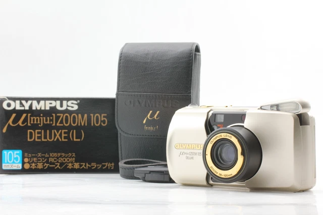 T [TOP MINT in BOX] All Function Works Olympus mju Zoom 105 DELUXE Camera JAPAN