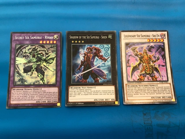 YUGIOH SIX SAMURAI Deck Core With Official Konami Six Samurai Sleeves  $35.00 - PicClick AU