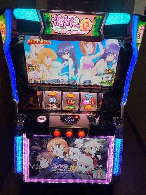 Girls Und Panzer Pachinko Slot Machine G With coin-operated machine from Japan