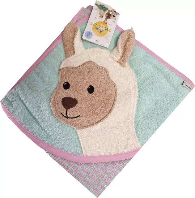 Baby Kapuzenhandtuch mit Name Babyhandtuch Kapuzenbadetuch Babybadetuch bestickt 3