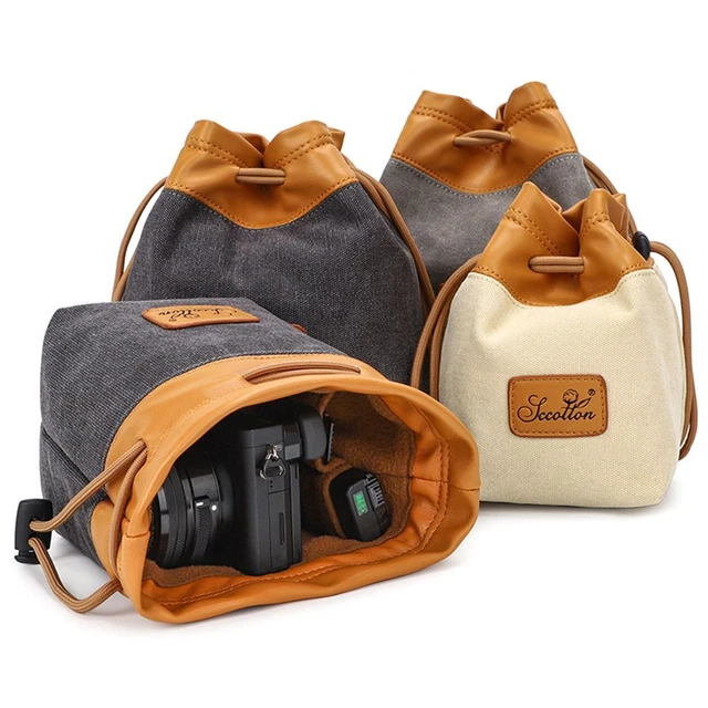 Accessories DSLR Camera Drawstring Pouch Photography Bag Lens Bag Camera Bag
