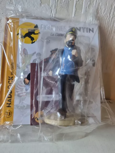 Figurine TINTIN : Collection officielle N°13 : HADDOCK en route