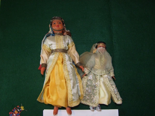 Lot De 2 Poupées Celluloïd Vintage – Années 50