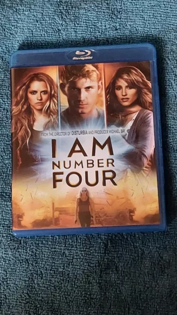 I Am Number Four (Blu-ray Disc, 2011) Alex Pettyfer, Timothy Olyphant WS USED