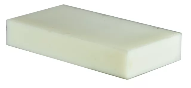 Plastic Block HDPE  - 2" x 6" x 6" for Machining - Natural