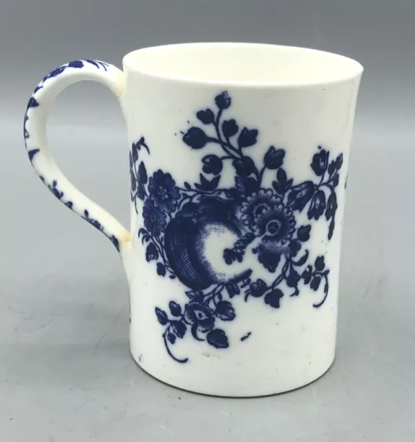 18th c First period Worcester porcelain mug