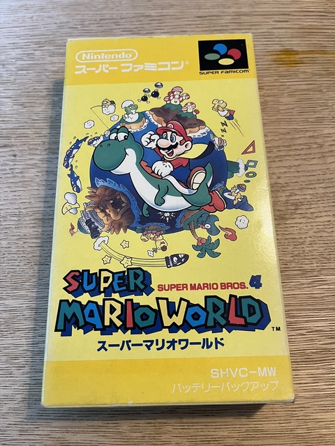SUPER MARIO WORLD: Super Mario Bros. 4 - Nintendo Super Famicom - NTSC ...