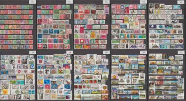 Germany Large postage collection, over 500 all different, 11 img.