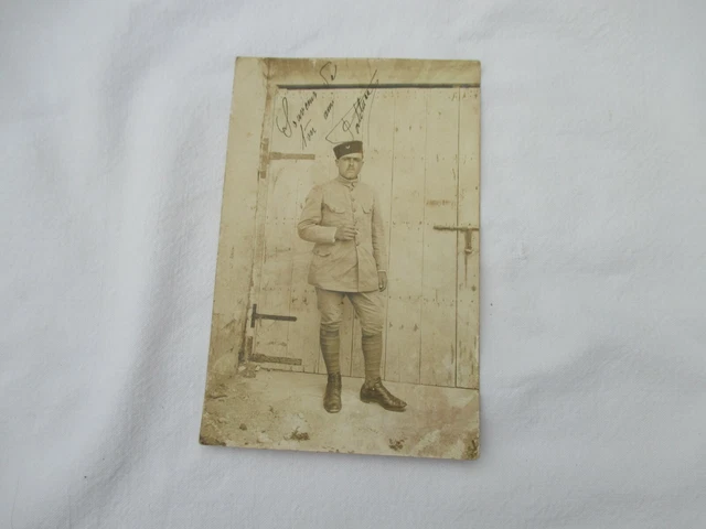 Ww1 Cpa Carte Photo  Soldat Militaire Spahis Maroc Algérie ?