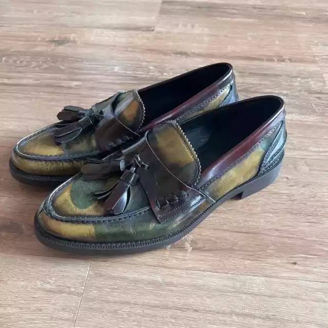 ZARA MEN'S CAMO Tassel Loafers Oxfords Size 42 $40.00 - PicClick
