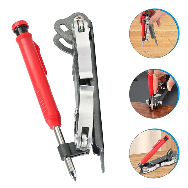 Pluma de marcado de carpintería aleación de aluminio lápiz carpintero herramientas de construcción