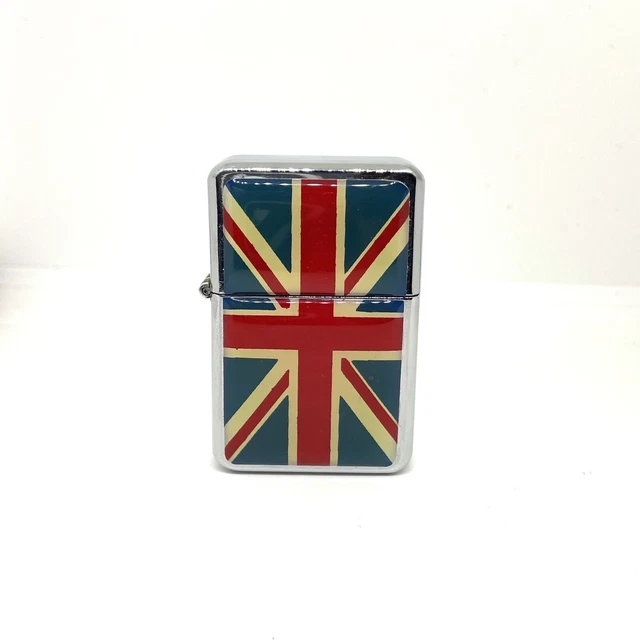 Accendino a Benzina Kantai (simil Zippo) Union Jack - Bandiera Regno Unito