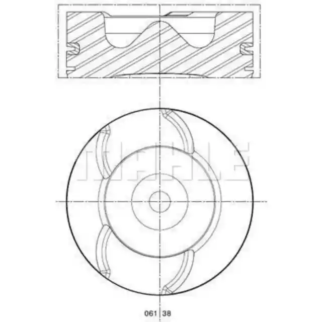 Kolben MAHLE 061 38 00