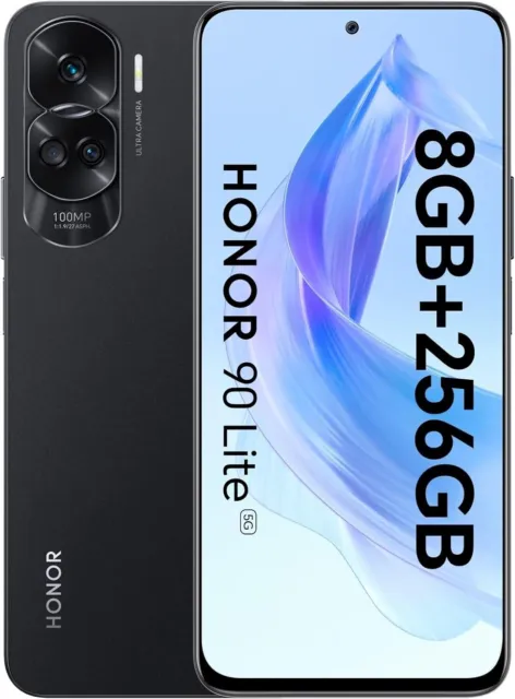 Honor 90 Lite 5G Dualsim 8Gb/256Gb Black Nero Con Servizi Google