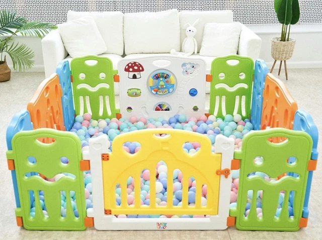 Baby Vivo Laufgitter aus Kunststoff XL Erweiterbar
