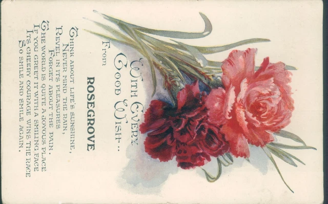 good wishes from rosegrove floral Wildt and kray