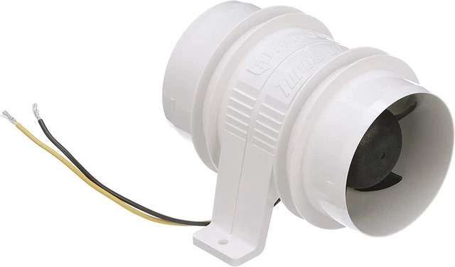 1731-4 Turbo 3000 Series In-Line Bilge Blower, For 3" Diameter Vent Hose, 12V