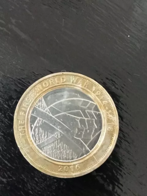 2016 British £2 TWO POUND COIN COMMEMORATING 1ST WORLD WAR 1914-1918 Circulated