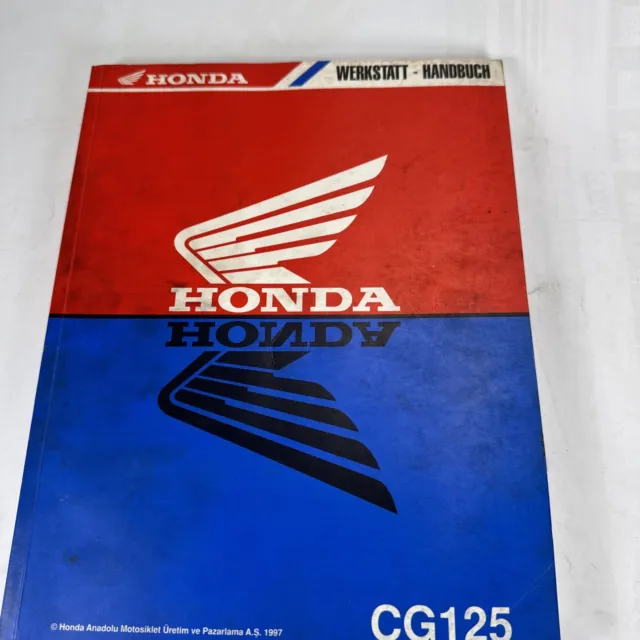 Honda Cg125 Werkstatt-Handbuch Shop Manual B0382