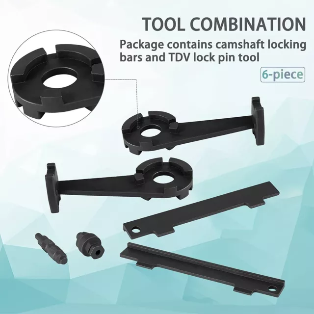 T40047 T40046 T3242 T40058 Camshaft Locking Timing Tool Kit for VW/Audi 4.2L V8 2