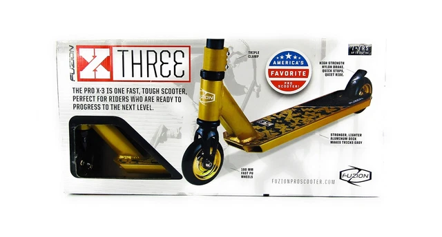 Fuzion Gold Pro X-3 2-Wheel Scooter