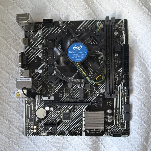 ASUS PRIME H510M-K R2.0 MicroATX ddr4 motherboard with i510400 cpu £94. ...