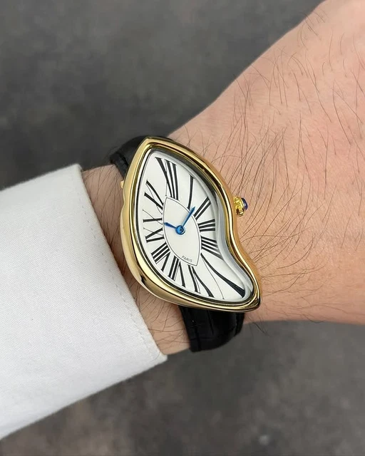 Montre Homme Alexandre Julian Bicolore - Bracelet Cuir, Mouvement Quartz - Neuf Avec étiquettes