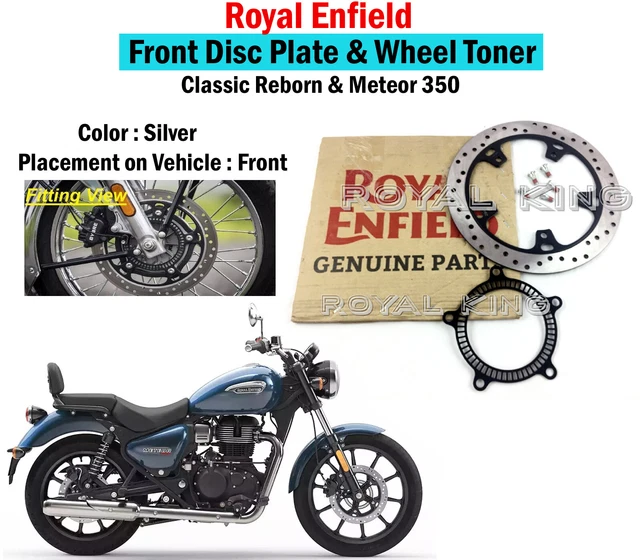 ROYAL ENFIELD &NEW Classic 350" & "Meteor 350" "Front Disc Plate