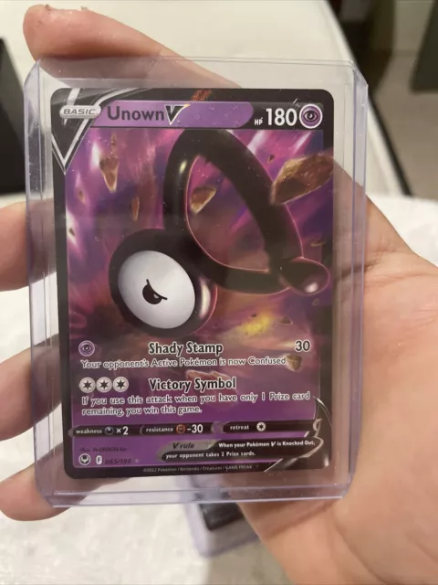 UNOWN V 176/195 - Full Art - Silver Tempest - Pokémon Card - NM $16.00 -  PicClick AU