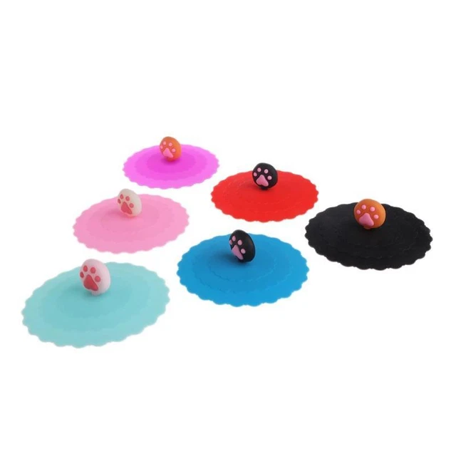 Silicone Pet Food Can Lid with Handle Universal Food Can Cover for Pet Food Can