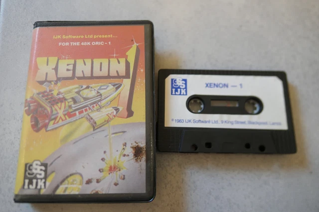 Xenon-1 Sur Oric Atmos - Jeu Vidéo Rétro 48k - Ordinateur Vintage
