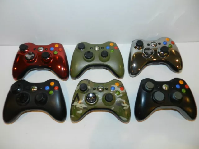 OEM Official Microsoft XBOX 360 Wireless Controller - Pick A Color 1403 + Cover
