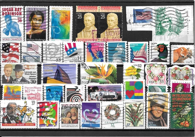 Usa - Etats Unis : Beau Lot De Timbres Obliteres Usa - Etats Unis : Beau Lot De Timbres Obliteres