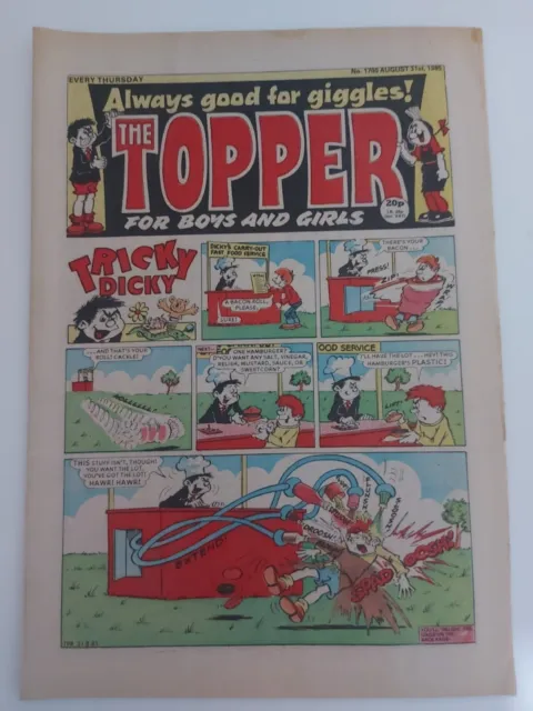Topper Comic #1700 vom 31. August 1985 sehr guter Zustand - versandkostenfrei