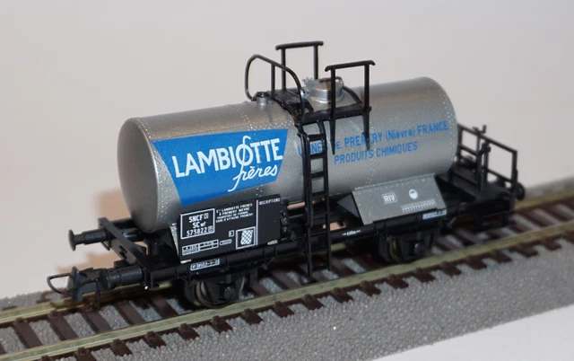 HO SACHSENMODELLE Wagon Citerne Ermewa Geneve A Essieux Sncf No Roco