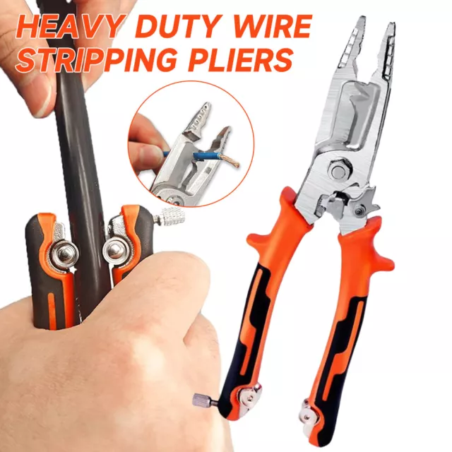 10 in 1 Hand Tool Multifunct Wire Stripper Multi-Purpose Plier StrippingCrimping