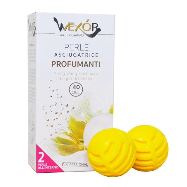 Wexor Perle Profumanti Asciugatrice Perle Asciuganti 2 Pezzi