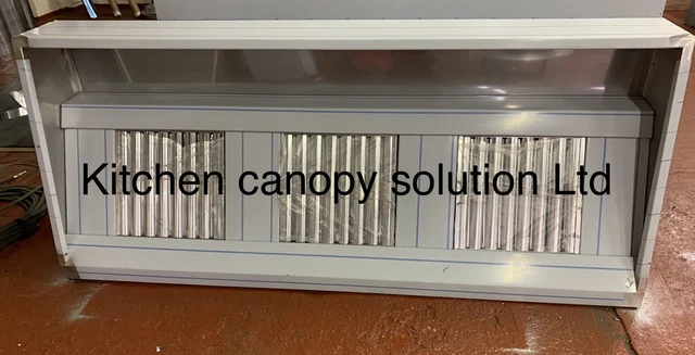 Extraction Kitchen Box COMMERCIAL KITCHEN HOOD/CANOPY + 8ft extraction kit With Box Fan EUR 1. ...